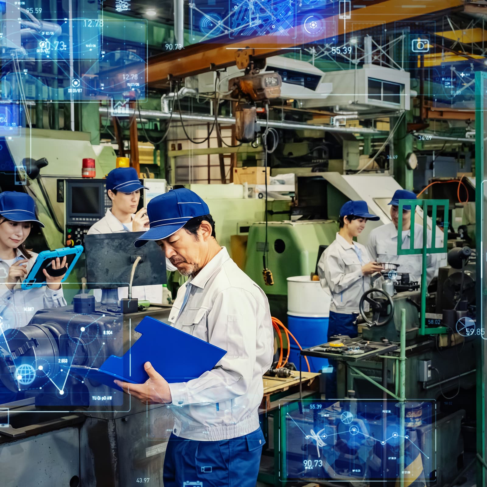 Monitoramento industrial em ambiente fabril